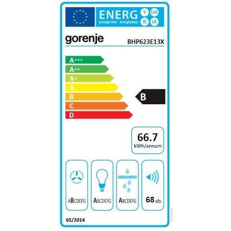 Gorenje BHP623E13X teleskopska napa