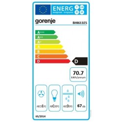 Gorenje BHI611ES ugradbena napa