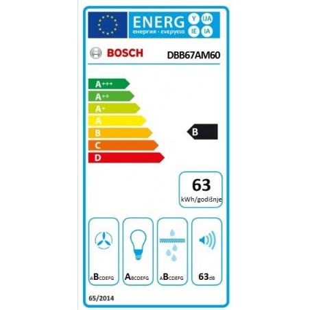 Bosch DBB67AM60 ugradbena napa