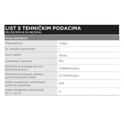 Midea 65M90M1 ugradbena pećnica