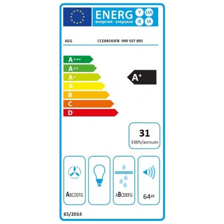 AEG CCE84543FB indukcijska ploča za kuhanje s integriranom napom