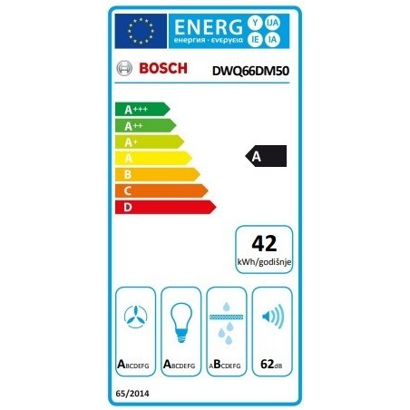 Bosch DWQ66DM50 zidna napa