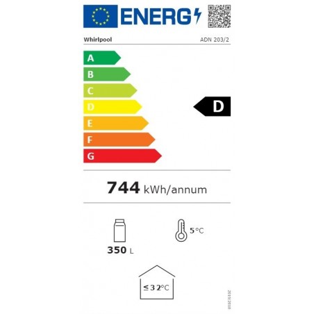 Whirlpool ADN 203/2  350l profesionalna rashladna vitrina