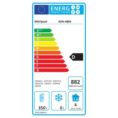 Whirlpool ADN 480S 480l profesionalni hladnjak