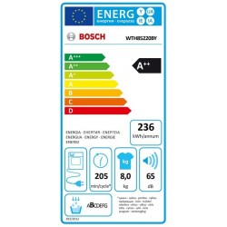 Bosch WTH85220BY Sušilica rublja s toplinskom pumpom, 8 kg