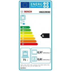 Bosch HBG539EB0 Pećnica 60 x 60 cm Crna