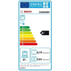 Bosch CSG656RB7 Kompaktna parna pećnica 60 x 45 cm Crna