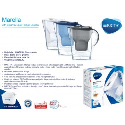 BRITA MARELLA MEMO MX, ( 2,4 litre ), graphite,  vrč za filtraciju vode