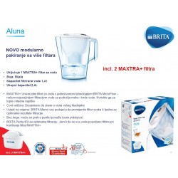 BRITA ALUNA MEMO bijela  vrč za filtraciju vode + 2 filtera