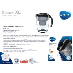 BRITA ELEMARIS XL, METER crni 3,5 litara, vrč za filtraciju vode