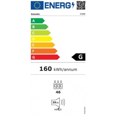 Dometic D46B Kompresorski hladnjak za vino s dvije rashladne zone
