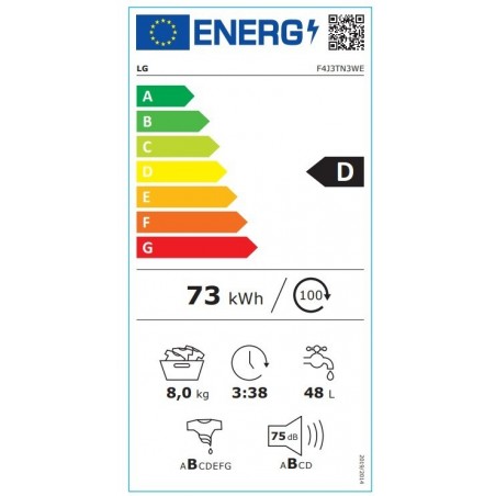 LG F4J3TN3WE perilica rublja 8kg