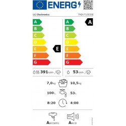 LG F4DV710S2SE 10,5/7 kg, max. 1400 okr./min., Eco Hybrid™ perilica rublja sa sušilicom, TurboWash™360, AI DD™, WiFi