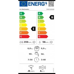 LG F4DV509S0E perilica rublja sa sušilicom,9/6 kg, max. 1400 okr./min,TurboWash™, AI DD