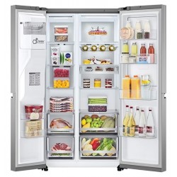 LG GSJV90PZAF Side-by-Side hladnjak, DoorCooling+™ i ThinQ, Door-in-Door, 635l