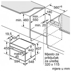 Bosch CMG656BS1 kompaktna pećnica sa mikrovalovima