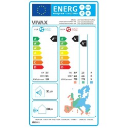 VIVAX COOL, klima uređaji, ACP-12CH35AEVI/I2s GOLD unutarnja jedinica