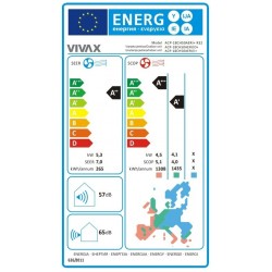 VIVAX COOL, klima uređaji, ACP-18CH50AERI/I+ SM unutarnja jedinica