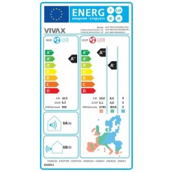 VIVAX COOL, podno-stropna klima, ACP-36CF105AERI+ R32