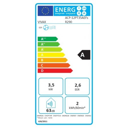 VIVAX COOL, mobilna klima, ACP-12PT35AEFs R290 3,5kW MOB