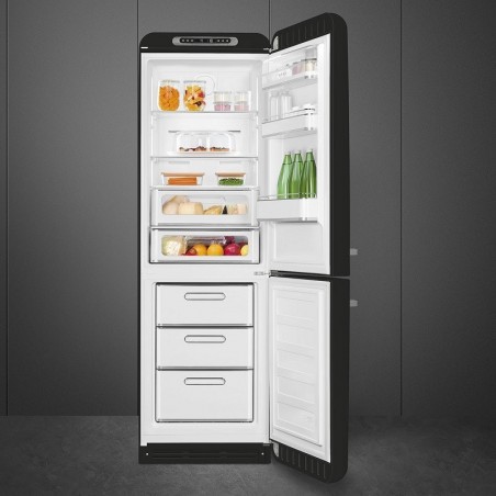 Smeg retro hladnjak FAB32RBL5 / FAB32LBL5 Crna