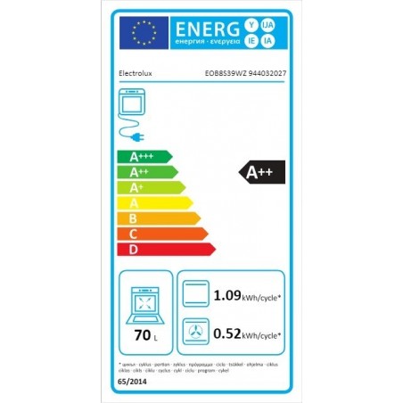 Electrolux EOB8S39WZ SteamBoost ugradbena pećnica