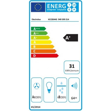 Electrolux KCC83443 Bridge indukcijska ploča s integriranom napom 80 cm