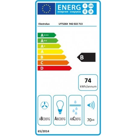 Electrolux LFT526X kaminska kuhinjska napa širine 60 cm