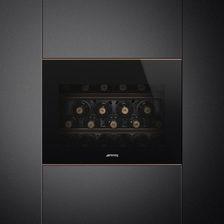 Smeg CVI621NR3 DOLCE STIL ugradbeni hladnjak za vino 45cm