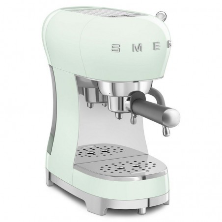 Smeg ECF02PGEU Espresso ručni aparat za kavu, pastelno zelena RETRO STIL 50-tih.