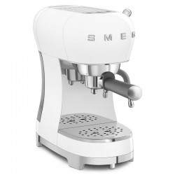 Smeg ECF02WHEU Espresso ručni aparat za kavu, bijela RETRO STIL 50-tih.