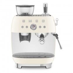 Smeg EGF03CREU Espresso ručni aparat za kavu, krem RETRO STIL 50-tih.