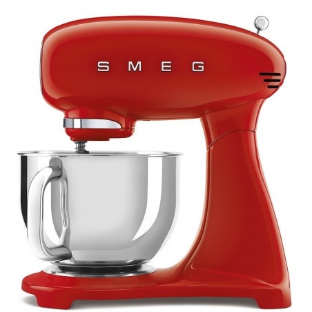 Smeg SMF03RDEU  samostojeći mikser sa posudom, crvena, RETRO STIL 50-tih.