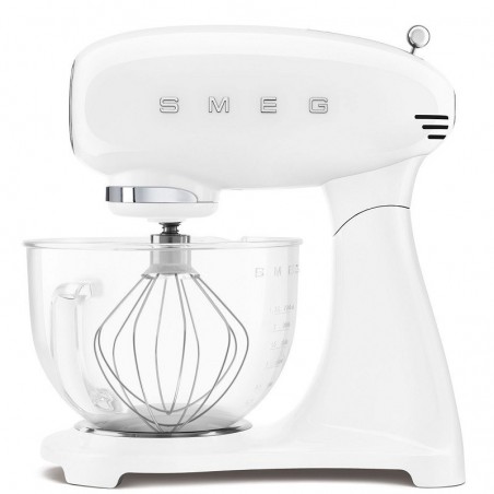 Smeg SMF13WHEU  samostojeći mikser sa staklenom posudom, bijela, RETRO STIL 50-tih.