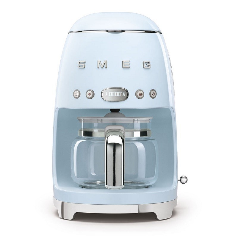 Smeg DCF02PBEU aparat za filter kavu, pastelno plava, RETRO STIL 50-tih.