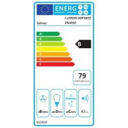 FALMEC zidna napa LUCE 90cm crna