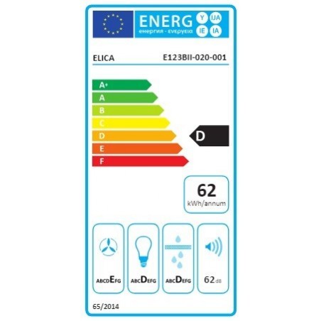 ELICA ELITE 14 LUX GRVTWH/A/60 - FRONTA BIJELO STAKLO 