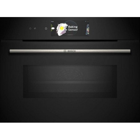 Bosch CMG778NB1 ugradbena kompaktna pećnica s funkcijom mikrovalova 60 x 45 cm Crna