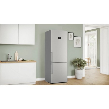 Bosch KGN49AIBT samostojeći hladnjak sa zamrzivačem na dnu 203 x 70 cm Nehrđajući čelik (s premazom protiv otisaka prstiju)