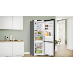 Bosch KGN49VXDT samostojeći hladnjak sa zamrzivačem na dnu 203 x 70 cm Nehrđajući čelik crna