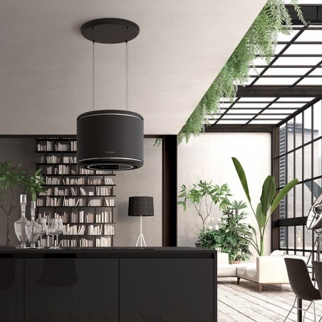 Faber Odette Plus BK Matt KL otočna napa 345.0541.053