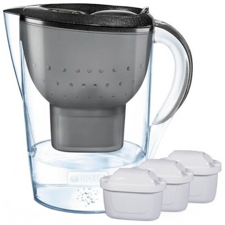 BRITA MARELLA MEMO MX, graphite,  vrč za filtraciju vode + 3 MAXTRA+filtera