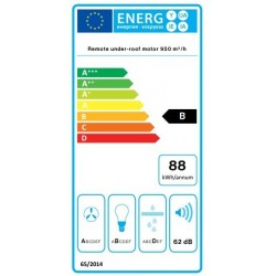 Falmec Shelf napa 120 cm (izvlačna verzija) Crna