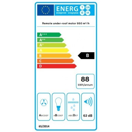 Falmec Shelf napa 120 cm (izvlačna verzija) Crna