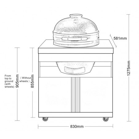 MyOutdoorKitchen Kamado roštilj