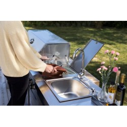 MyOutdoorKitchen Inox grill s dvostranim plamenikom