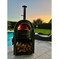 MyOutdoorKitchen Pizza peć na drva crna