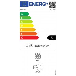 mQuvee WCDD60FGB podpultni hladnjak za vino
