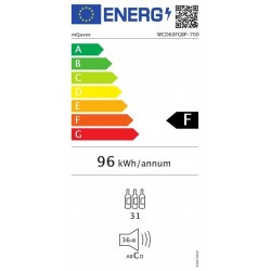 mQuvee WCD60FGBP-700 podpultni hladnjak za vino