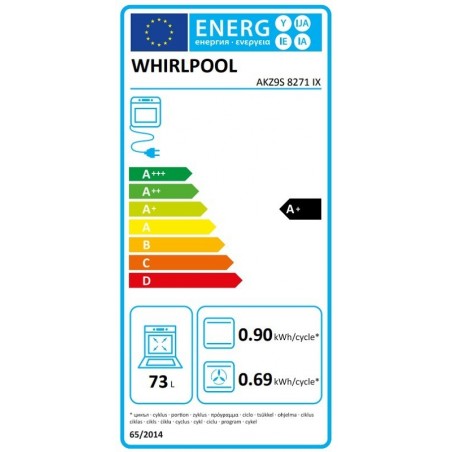 Whirlpool AKZ9S 8271 IX ugradbena pećnica